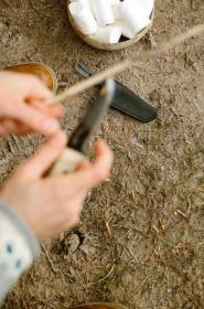 Morakniv Finn BlackBlade (S) Ash Wood Hiking Knife