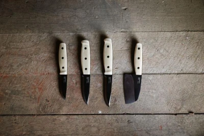 Morakniv Finn BlackBlade (S) Ash Wood Hiking Knife