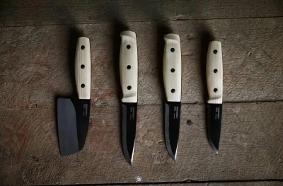 Morakniv Finn BlackBlade (S) Ash Wood Hiking Knife