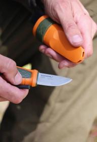 Morakniv Hunting Eldris (S) Burnt Orange/Olive Green