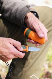 Morakniv Hunting Eldris (S) Burnt Orange/Olive Green