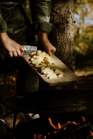 Morakniv Rombo BlackBlade (S) Ash Wood Outdoor Cooking Knife