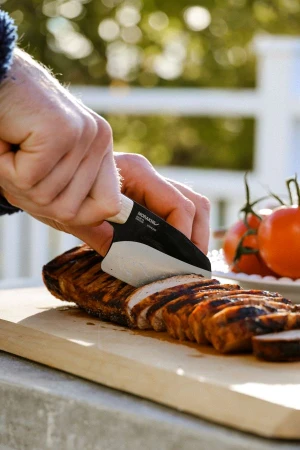 Morakniv Rombo BlackBlade (S) Ash Wood Outdoor Cooking Knife