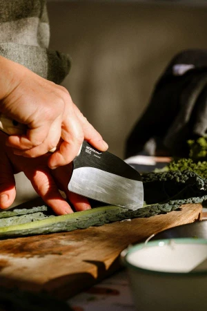 Morakniv Rombo BlackBlade (S) Ash Wood Outdoor Cooking Knife