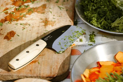 Morakniv Rombo BlackBlade (S) Ash Wood Outdoor Cooking Knife