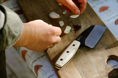 Morakniv Rombo BlackBlade (S) Ash Wood Outdoor Cooking Knife