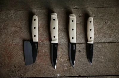 Morakniv Rombo BlackBlade (S) Ash Wood Outdoor Cooking Knife