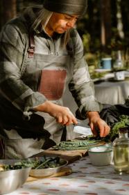 Morakniv Rombo BlackBlade (S) Ash Wood Outdoor Cooking Knife