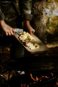 Morakniv Rombo BlackBlade (S) Ash Wood Outdoor Cooking Knife