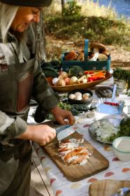 Morakniv Rombo BlackBlade (S) Ash Wood Outdoor Cooking Knife