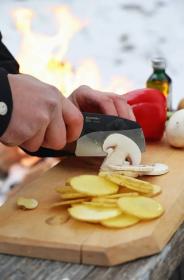 Morakniv Rombo BlackBlade (S) Ash Wood Outdoor Cooking Knife