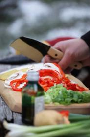 Morakniv Rombo BlackBlade (S) Ash Wood Outdoor Cooking Knife