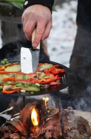 Morakniv Rombo BlackBlade (S) Ash Wood Outdoor Cooking Knife