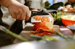 Morakniv Rombo BlackBlade (S) Ash Wood Outdoor Cooking Knife