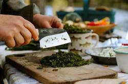 Morakniv Rombo BlackBlade (S) Ash Wood Outdoor Cooking Knife