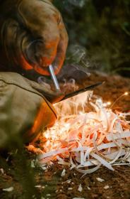 Morakniv Wit BlackBlade (S) Ash Wood Bushcraft Knife