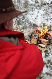 Morakniv Wit BlackBlade (S) Ash Wood Bushcraft Knife