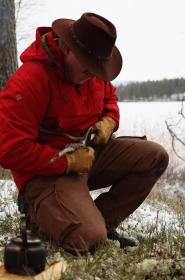Morakniv Wit BlackBlade (S) Ash Wood Bushcraft Knife