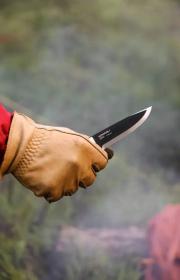 Morakniv Wit BlackBlade (S) Ash Wood Bushcraft Knife