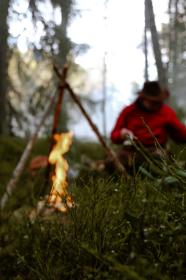 Morakniv Wit BlackBlade (S) Ash Wood Bushcraft Knife