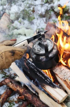 Morakniv Wit BlackBlade (S) Ash Wood Bushcraft Knife