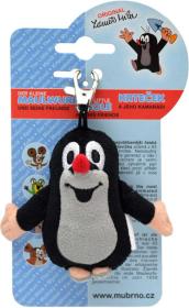 Moravská ústředna Krtek (krteček) s karabinou 8 cm (plyšová hračka)