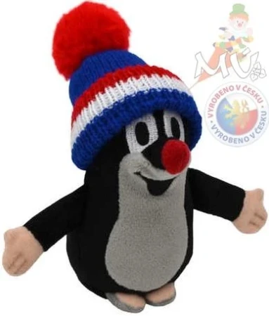 Moravská ústředna Krtek mini s čepicí 14 cm TRIKOLORA Moravská ústředna Krtek mini s čepicí 14 cm TRIKOLORA