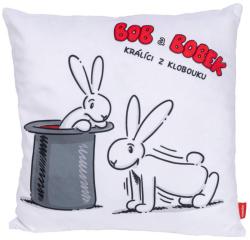 Moravská ústředna Polštář Bob a Bobek cvičit 30x30cm s potiskem Moravská ústředna Polštář Bob a Bobek cvičit 30x30cm s potiskem