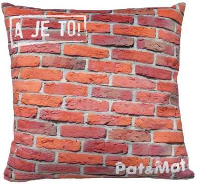 Moravská ústředna Polštář Pat a Mat Mistr kutil 30x30cm PLYŠ