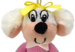 Moravská ústředna Přívěšek Čtyřlístek Fifinka 15cm karabinka