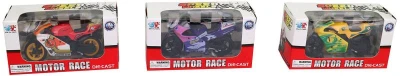 Motorka sportovní kovová 1:24 závodní motocykl 7 barev