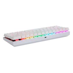 Motospeed Bezdrátová mechanická klávesnice SK62 White (modrý spínač)
