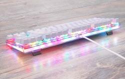 Motospeed Mechanická herní klávesnice K87S RGB (bílá)