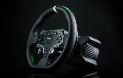 MOZA R3 RS053 ES černá herní sada volantu, pedálů SR-P Lite a stolního držáku pro Xbox a PC