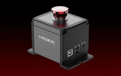 Moza Racing E-Stop RS063 černý nouzový vypínač