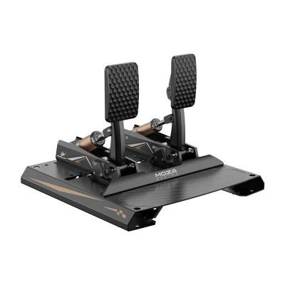 Moza Racing CRP2 RS066 černo-zlatá sada plynového a brzdového pedálu