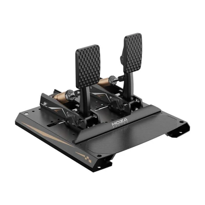 Moza Racing CRP2 RS066 černo-zlatá sada plynového a brzdového pedálu