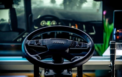Moza Racing TSW RS060 černý herní volant pro kamionové simulátory (PC)