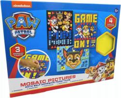 Mozaika Tlapková Patrola 15x21cm set 3 obrázky s pěnovými samolepkami