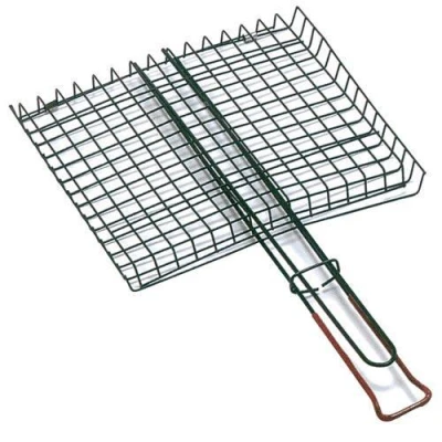 Mřížka opékací hranatá 33x29cm, délka 62cm Mřížka opékací hranatá 33x29cm, délka 62cm