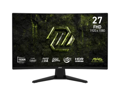 MSI Gaming monitor MAG 274CF E20 27" Rapid VA zakřivený/FHD/200Hz/0,5ms/2xHDMI/DP/černá