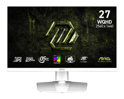 MSI Gaming monitor MAG 274QRFW E20, 27" Rapid IPS/2560x1440 (WQHD)/200Hz/0,5ms/2x HDMI/DP/Výškově nastavitelný/Pivot
