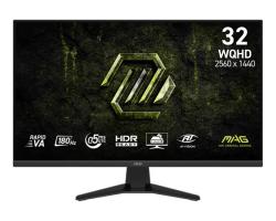 MSI Gaming monitor MAG 325QF E18V 31,5" Rapid VA/2560x1440 (WQHD)/180Hz/0,5ms/2xHDMI/DP/černá