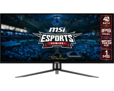 MSI Gaming monitor MAG401QR, 40" IPS/3440x1440 (UWQHD)/155Hz/1ms/DP/2xHDMI/3xUSB