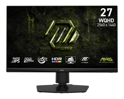 MSI MAG 272QPF E20 Gaming monitor 27" Rapid IPS/2560x1440(WQHD)/200Hz/0,5ms/2xHDMI/DP/Výšk.nast/Pivot
