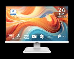 MSI monitor PRO MP241W E14V 23,8" VA/FHD/144Hz/1ms/HDMI/DP/bílá MSI monitor PRO MP241W E14V 23,8" VA/FHD/144Hz/1ms/HDMI/DP/bílá