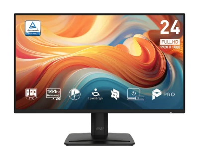 MSI monitor PRO MP242 E14A 23,8" IPS/FHD/144Hz/1ms/HDMI/DP/D-Sub/černá
