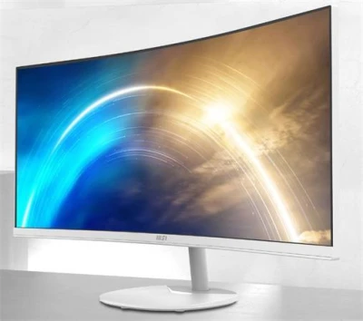 MSI monitor PRO MP341CQW, 34" zakřivený /3440x1440 (UWQHD)/VA LED/1ms/3000:1/300cd/m2/100Hz /2 x HDMI/DP/bílý MSI monitor PRO MP341CQW, 34" zakřivený /3440x1440 (UWQHD)/VA LED/1ms/3000:1/300cd/m2/100Hz /2 x HDMI/DP/bílý