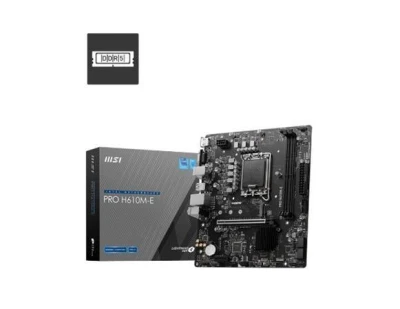 MSI PRO H610M-E, 1700, Intel H610, 2xDDR5, mATX MSI PRO H610M-E, 1700, Intel H610, 2xDDR5, mATX