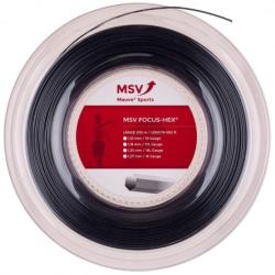 MSV Focus HEX tenisový výplet 200 m černá MSV Focus HEX tenisový výplet 200 m černá